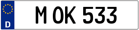 Truck License Plate